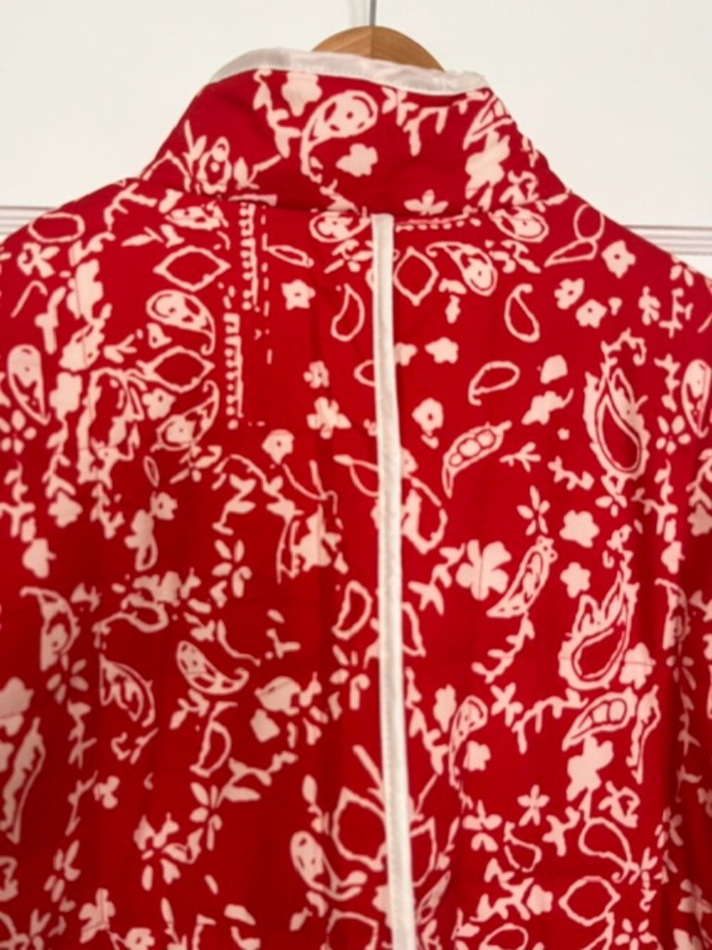 Free People Inspired Quilted Cropped Puffer Jacket in Bandana Pattern | Size M - Picture 6 of 8